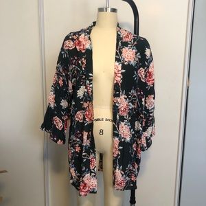 Flower Print Cover up
